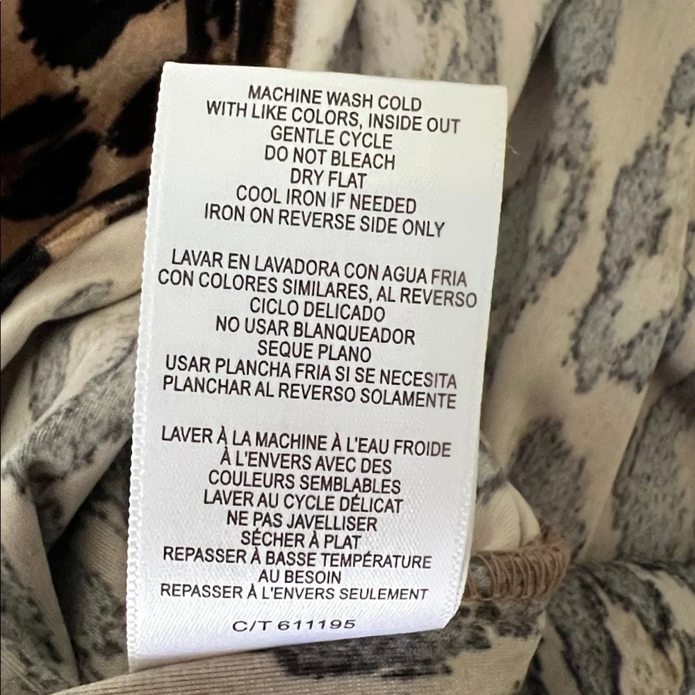 Taylor Black and Tan Animal Print Midi Maxi Dress - Picture 7 of 7